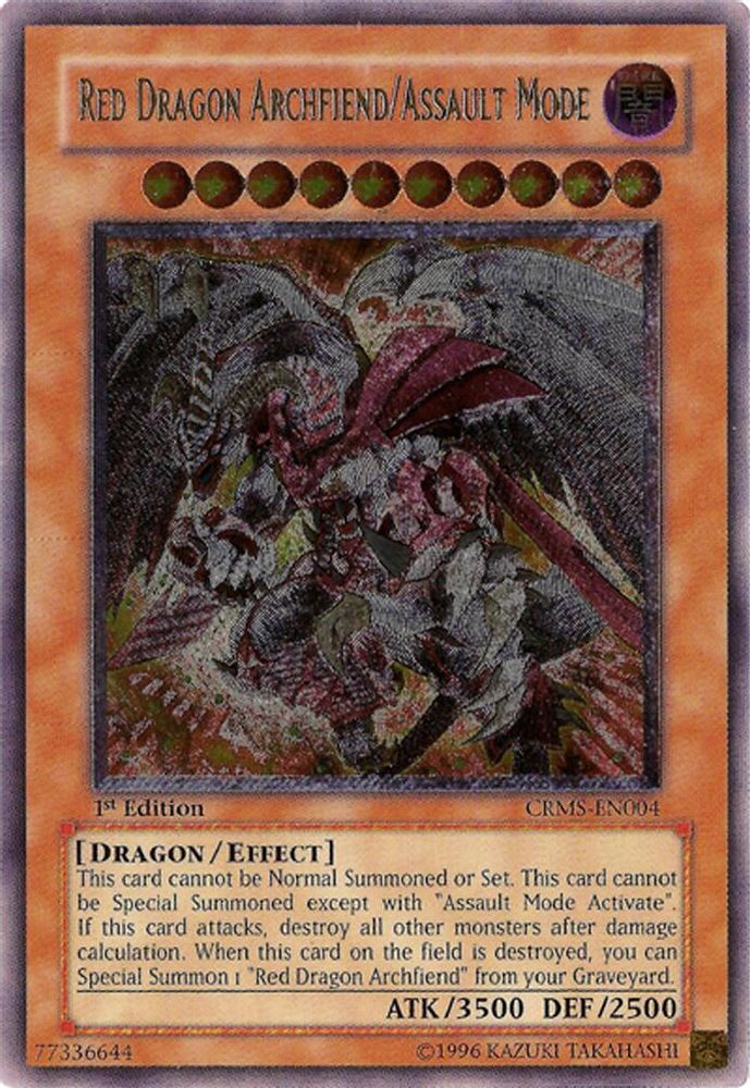 Dragon Rouge Archdémon/Mode Assaut [CRMS-EN004] Ultimate Rare 