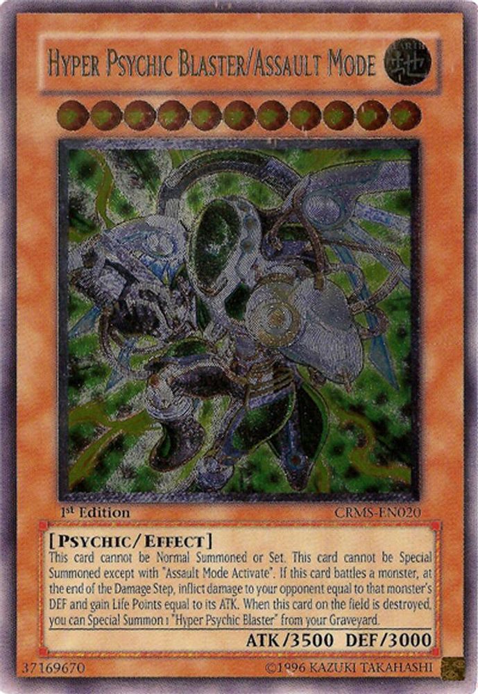 Mode Blaster/Assaut Hyper Psychique [CRMS-EN020] Ultimate Rare 