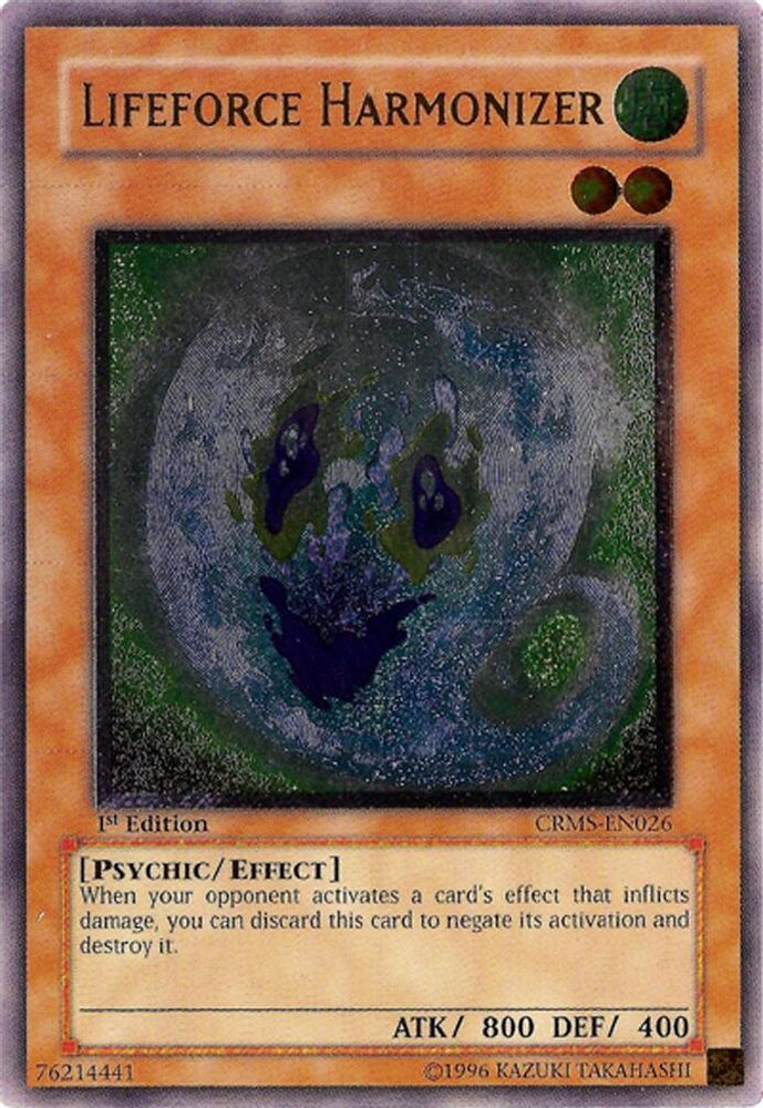 Lifeforce Harmonizer (UTR) (CRMS-EN026) - Ultimate Rare