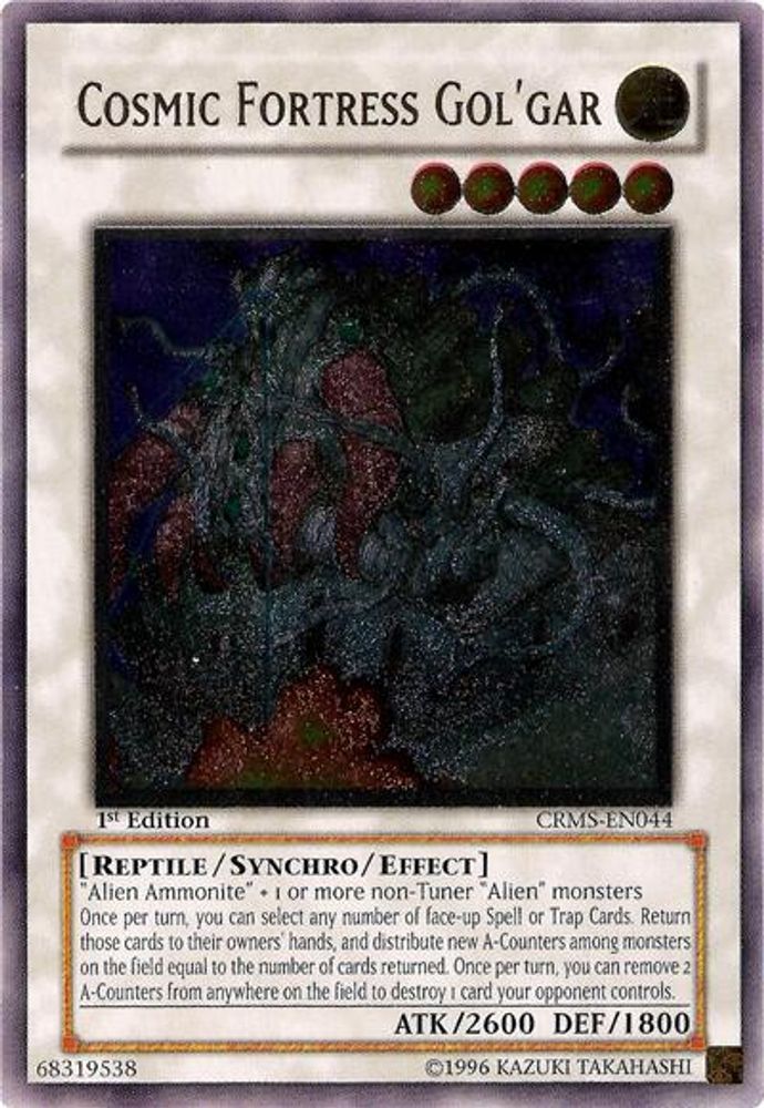 Forteresse cosmique Gol'Gar [CRMS-EN044] Ultimate Rare 