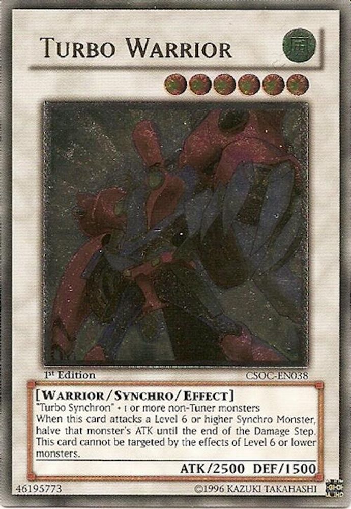 Turbo Warrior (UTR) (CSOC-EN038) - Ultimate Rare