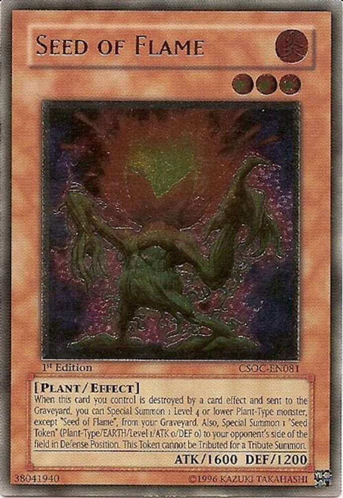 Seed of Flame (UTR) (CSOC-EN081) - Ultimate Rare