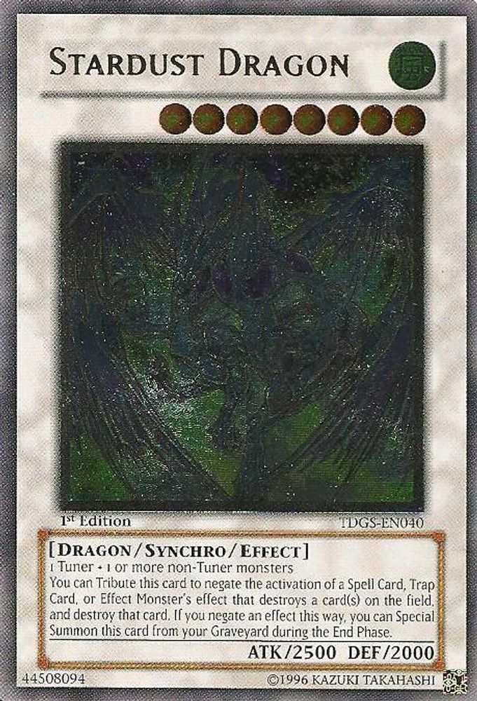 Stardust Dragon (UTR) (TDGS-EN040) - Ultimate Rare