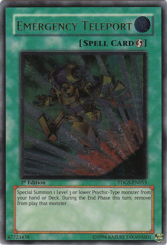 Téléportation d'urgence [TDGS-EN053] Ultimate Rare 