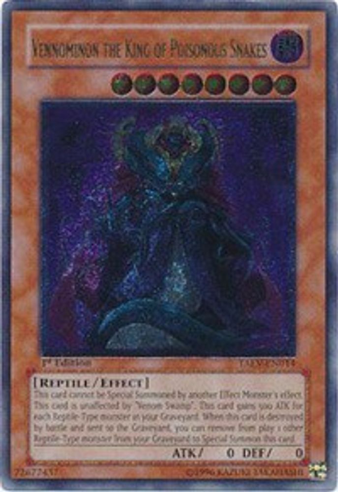 Vennominon the King of Poisonous Snakes (UTR) (TAEV-EN014) - Ultimate Rare
