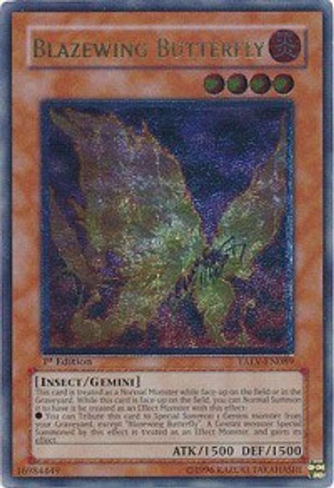 Blazewing Butterfly (UTR) (TAEV-EN089) - Ultimate Rare