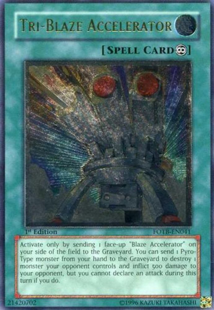 Tri-Blaze Accelerator (UTR) (FOTB-EN041) - Ultimate Rare