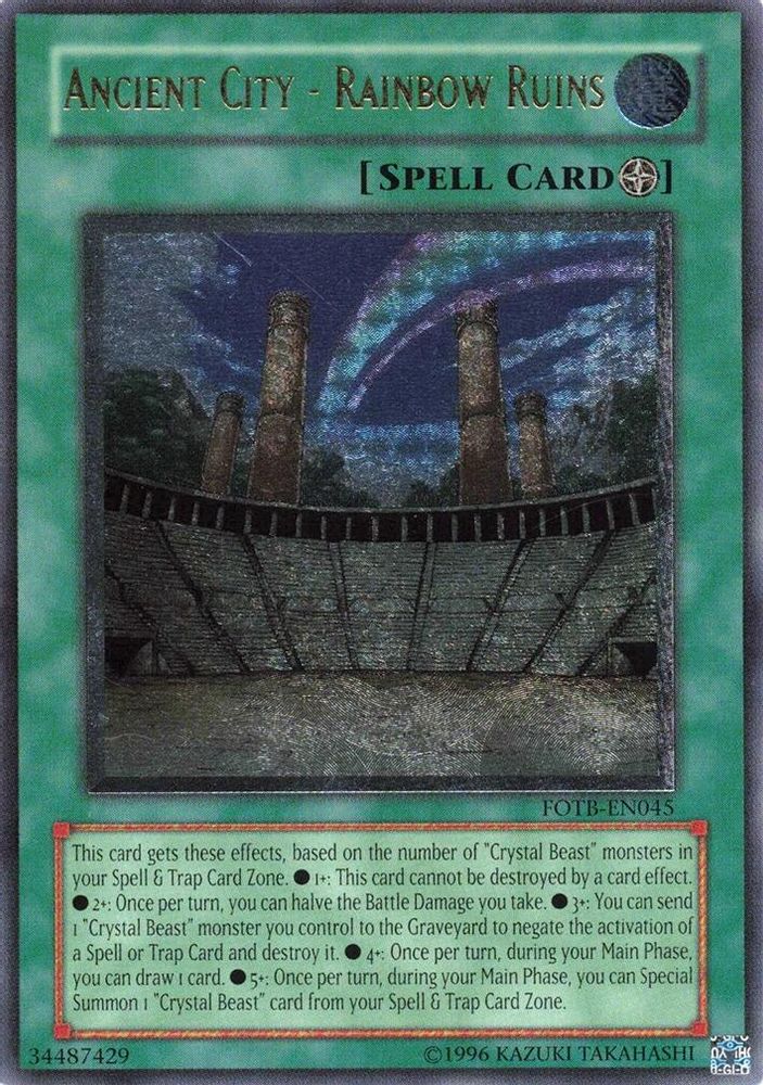 Ancient City - Rainbow Ruins (UTR) (FOTB-EN045) - Ultimate Rare