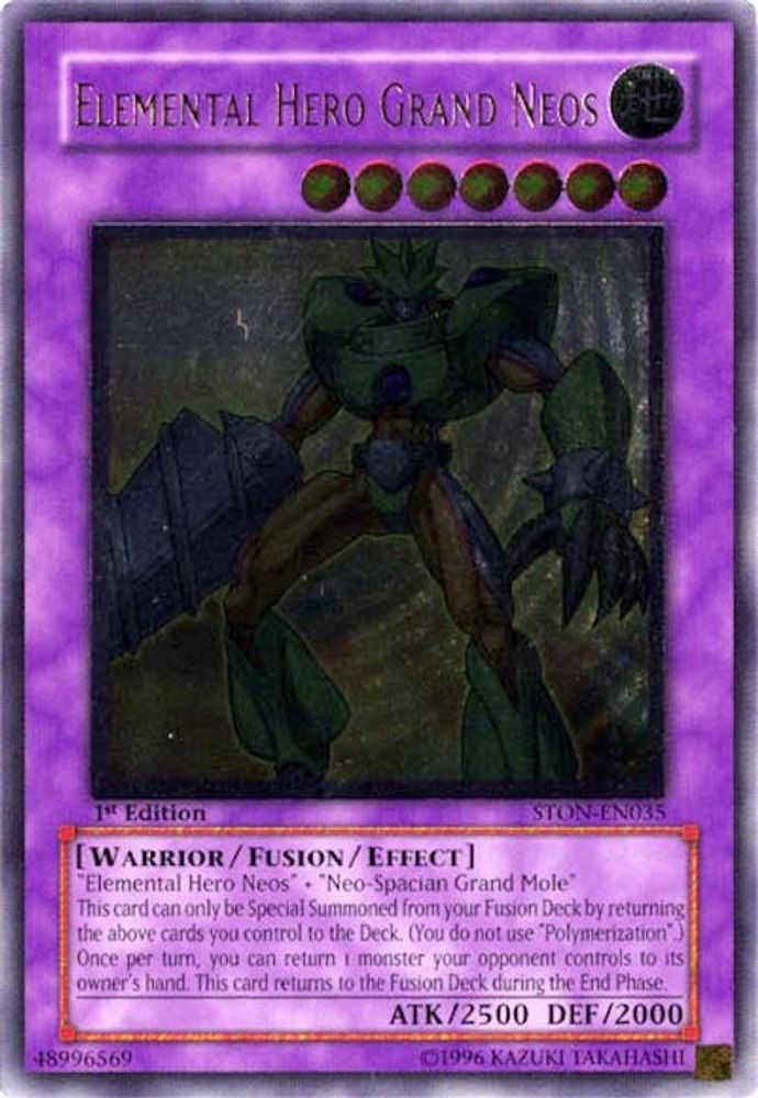 Elemental Hero Grand Neos (UTR) (STON-EN035) - Ultimate Rare