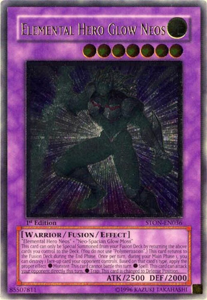 Elemental Hero Glow Neos [STON-EN036] Ultime Rare 