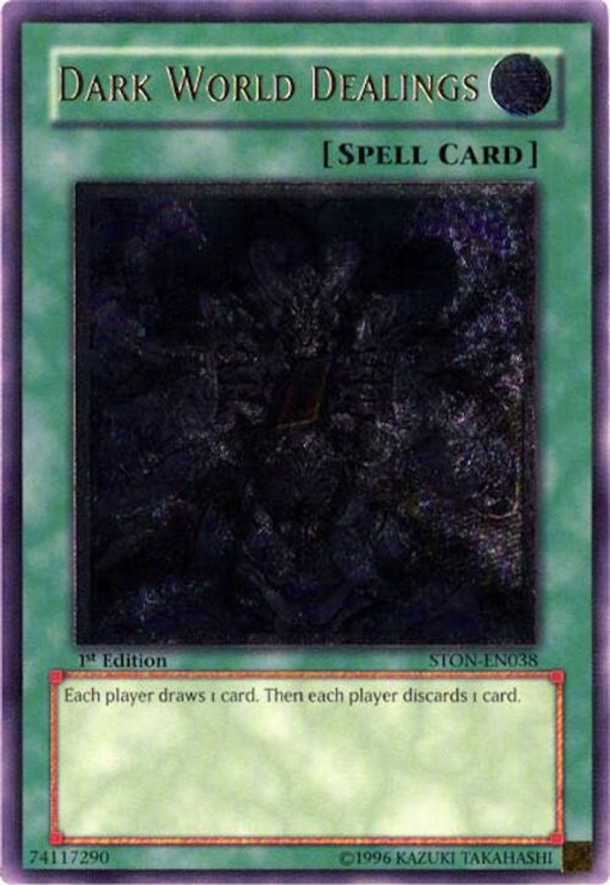 Dark World Dealings (UTR) (STON-EN038) - Ultimate Rare