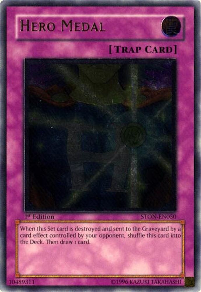 Hero Medal (UTR) (STON-EN050) - Ultimate Rare