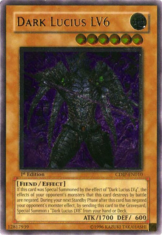 Dark Lucius LV6 [CDIP-EN010] Ultime Rare 