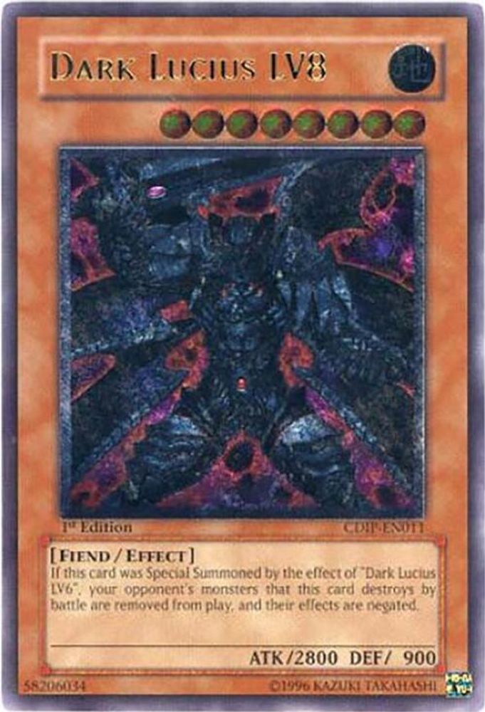 Dark Lucius LV8 (UTR) (CDIP-EN011) - Ultimate Rare