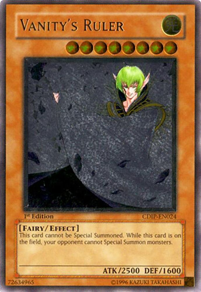 Vanity's Ruler (UTR) (CDIP-EN024) - Ultimate Rare