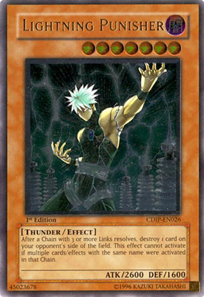 Punisher éclair [CDIP-EN026] Ultime Rare 