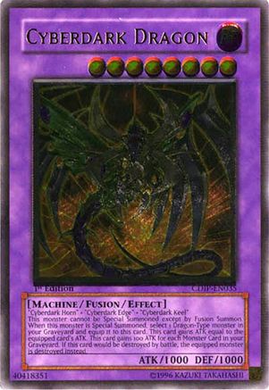 Dragon Cyberdark [CDIP-EN035] Ultime Rare 
