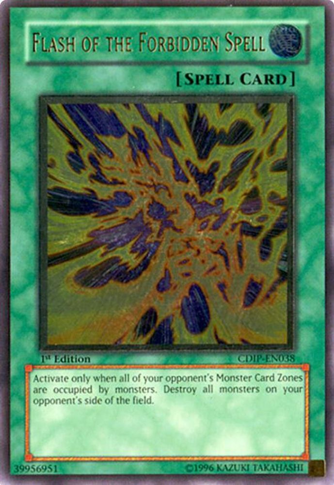 Flash of the Forbidden Spell (UTR) (CDIP-EN038) - Ultimate Rare