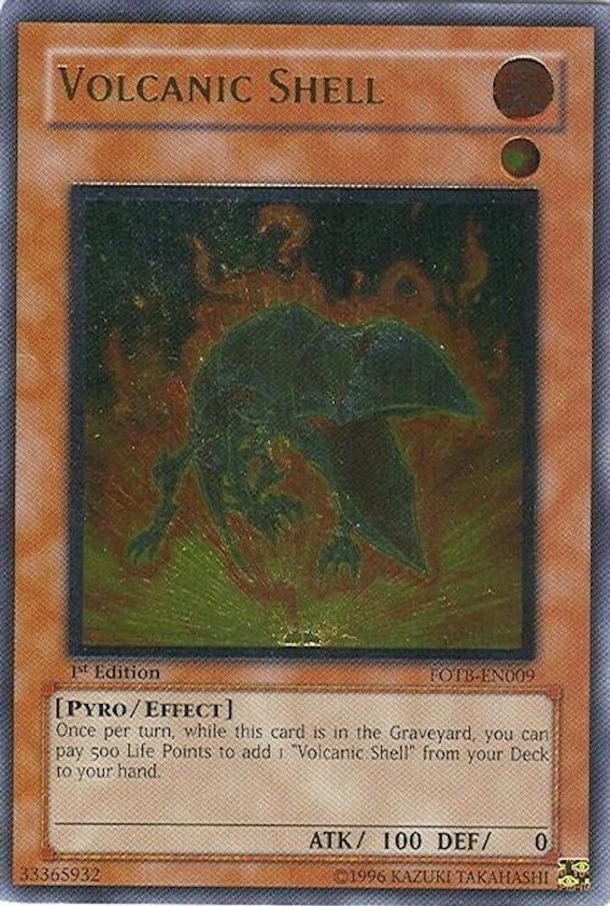 Volcanic Shell (UTR) (FOTB-EN009) - Ultimate Rare