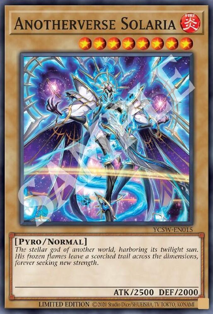 Anotherverse Solaria (SR) (YCSW-EN015) - Super Rare