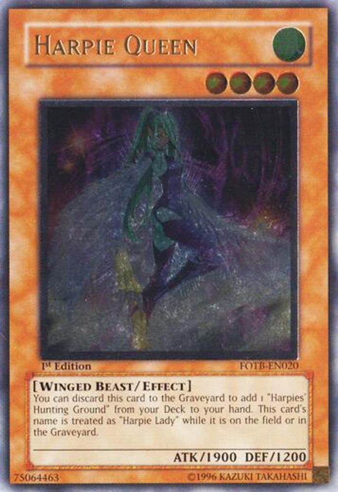 Harpie Queen (UTR) (FOTB-EN020) - Ultimate Rare