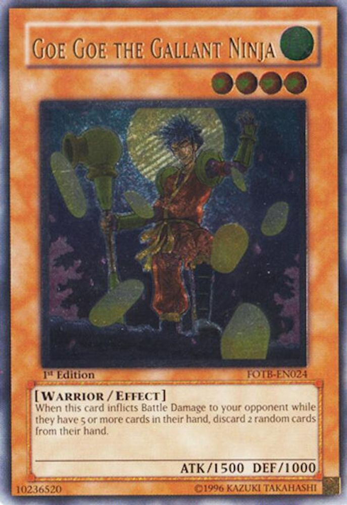 Goe Goe the Gallant Ninja (UTR) (FOTB-EN024) - Ultimate Rare