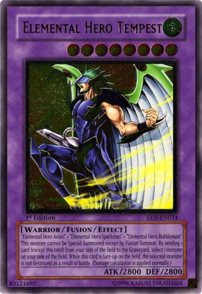Elemental Hero Tempest (UTR) (EEN-EN034) - Ultimate Rare