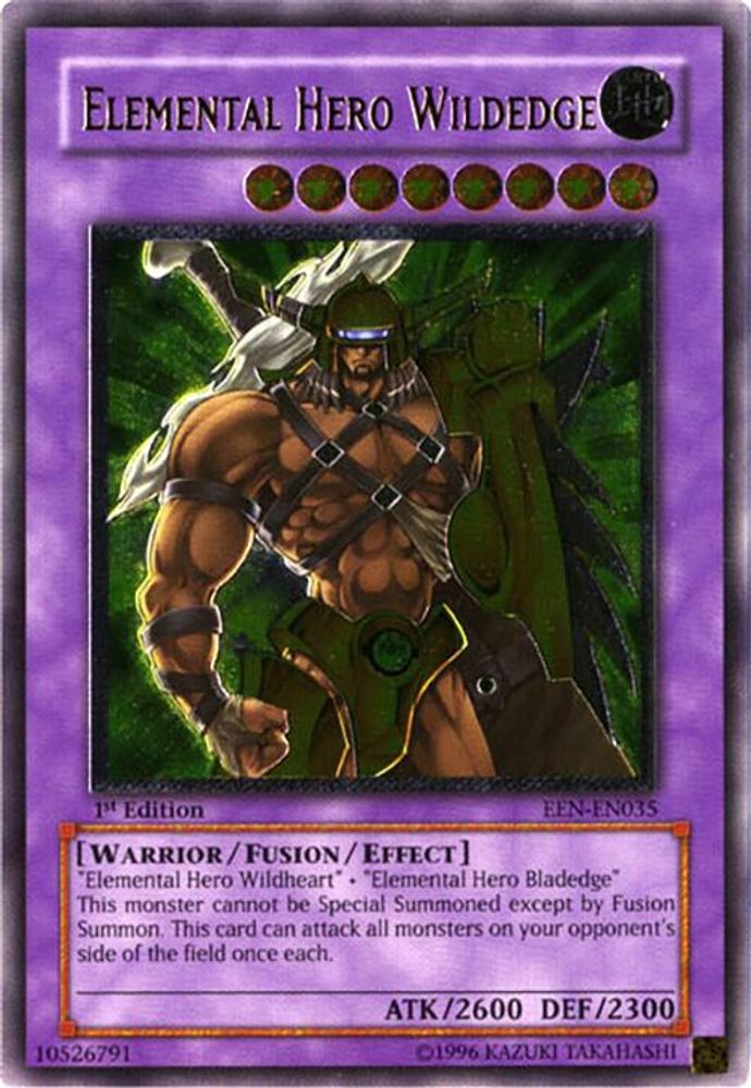 Elemental Hero Wildedge (UTR) (EEN-EN035) - Ultimate Rare