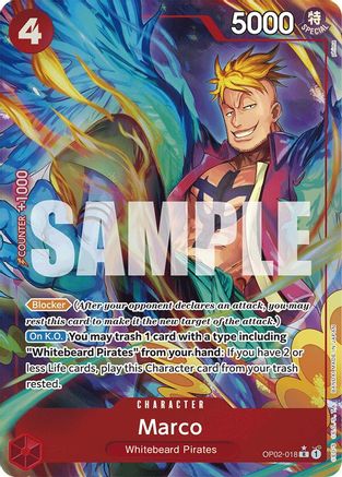 Marco (Alternate Art) (OP02-018) - Rare