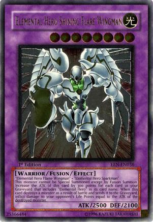 Elemental Hero Shining Flare Wingman (UTR) (EEN-EN036) - Ultimate Rare