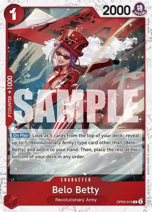 Belo Betty (Jolly Roger Foil) (OP05-015) - Rare
