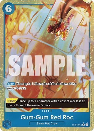 Gum-Gum Red Roc (Alternate Art) (OP04-056) - Rare