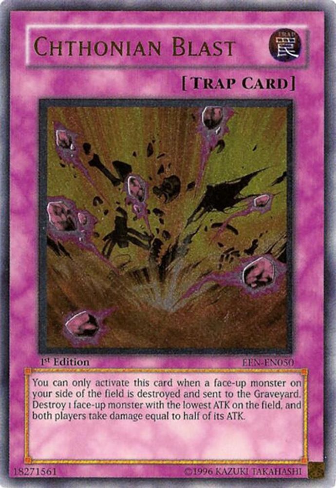 Chthonian Blast (UTR) (EEN-EN050) - Ultimate Rare