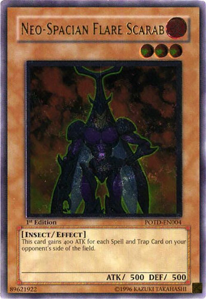 Neo-Spacian Flare Scarab (UTR) (POTD-EN004) - Ultimate Rare
