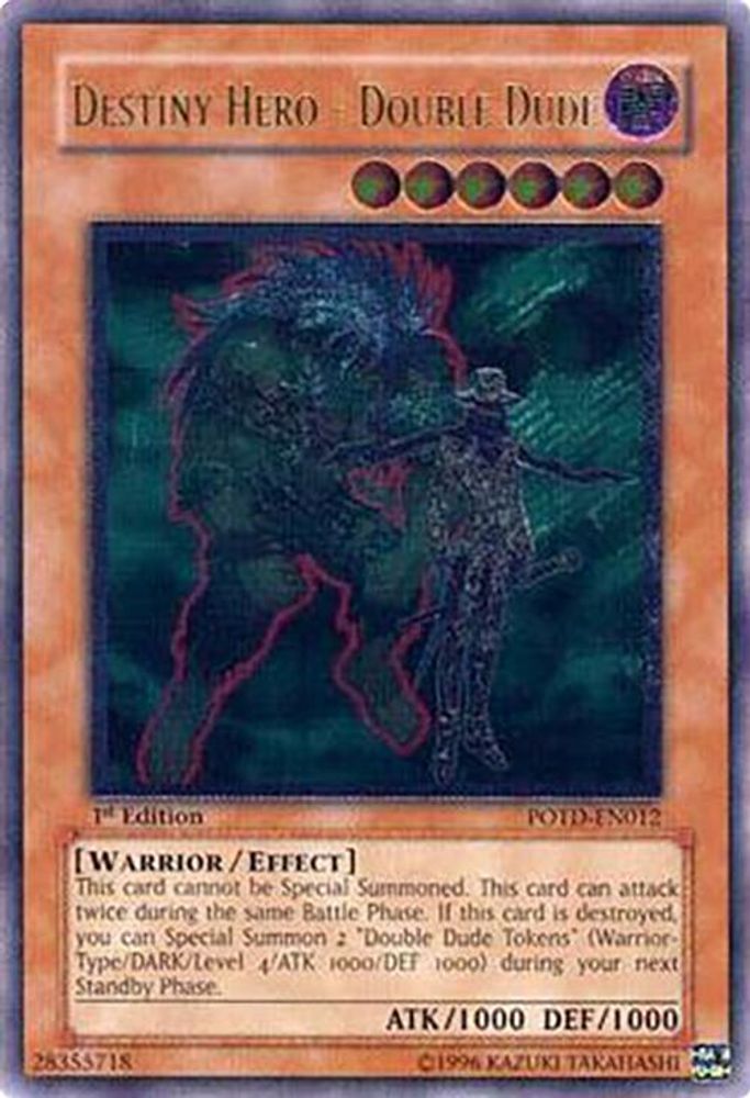 Destiny Hero - Double Dude (UTR) (POTD-EN012) - Ultimate Rare