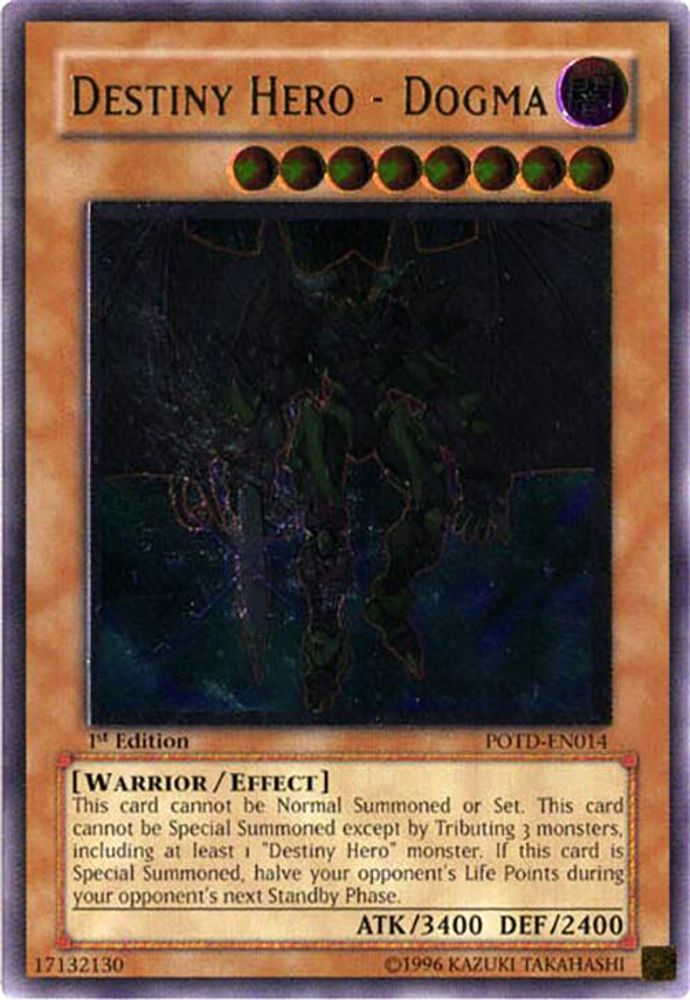 Destiny Hero - Dogma (UTR) (POTD-EN014) - Ultimate Rare