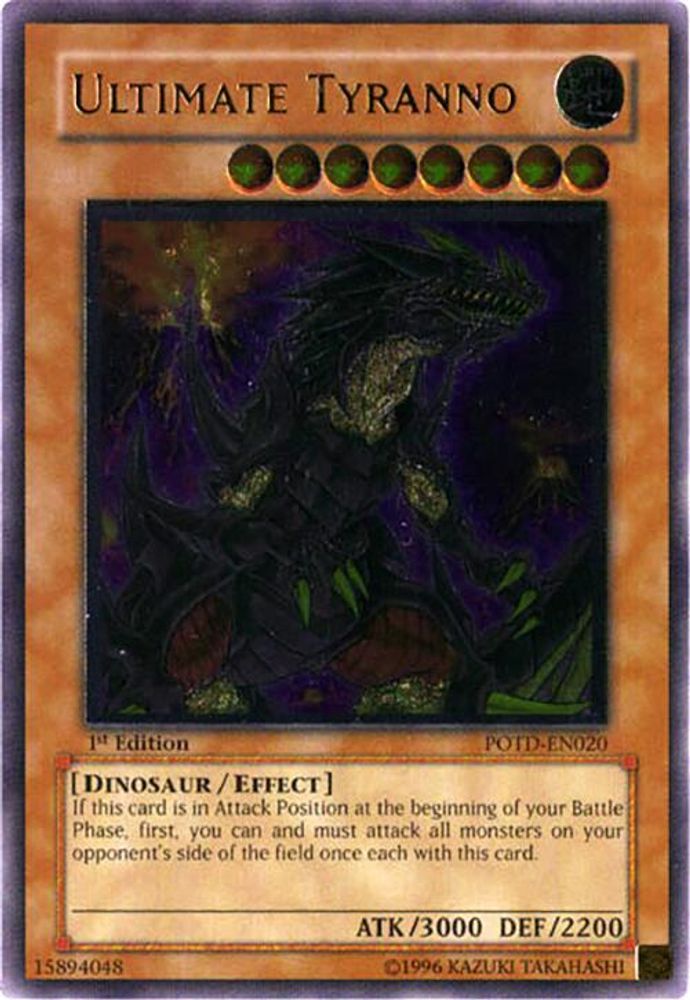 Ultimate Tyranno (UTR) (POTD-EN020) - Ultimate Rare