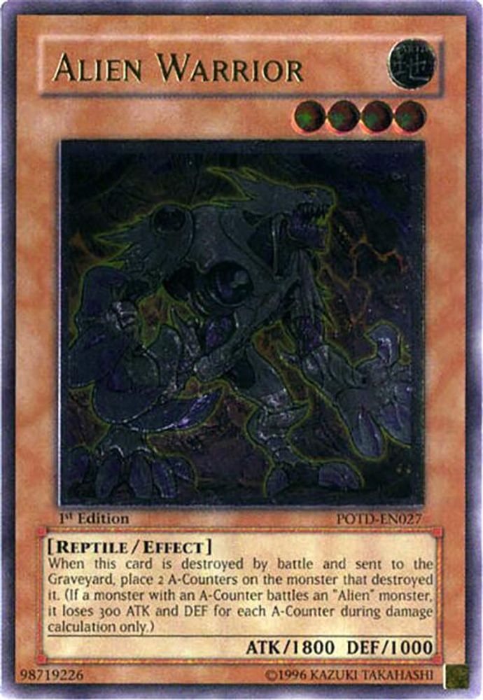 Alien Warrior (UTR) (POTD-EN027) - Ultimate Rare