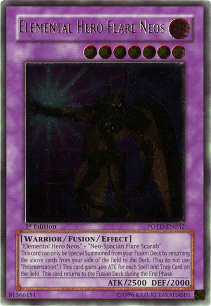 Elemental Hero Flare Neos (UTR) (POTD-EN032) - Ultimate Rare