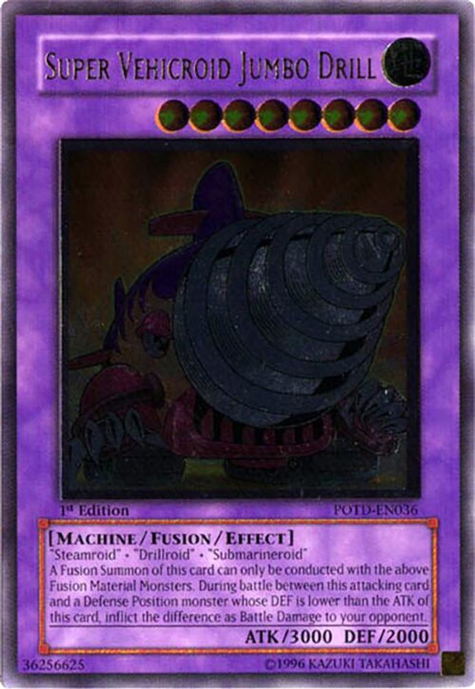 Super Vehicroid Jumbo Drill (UTR) (POTD-EN036) - Ultimate Rare