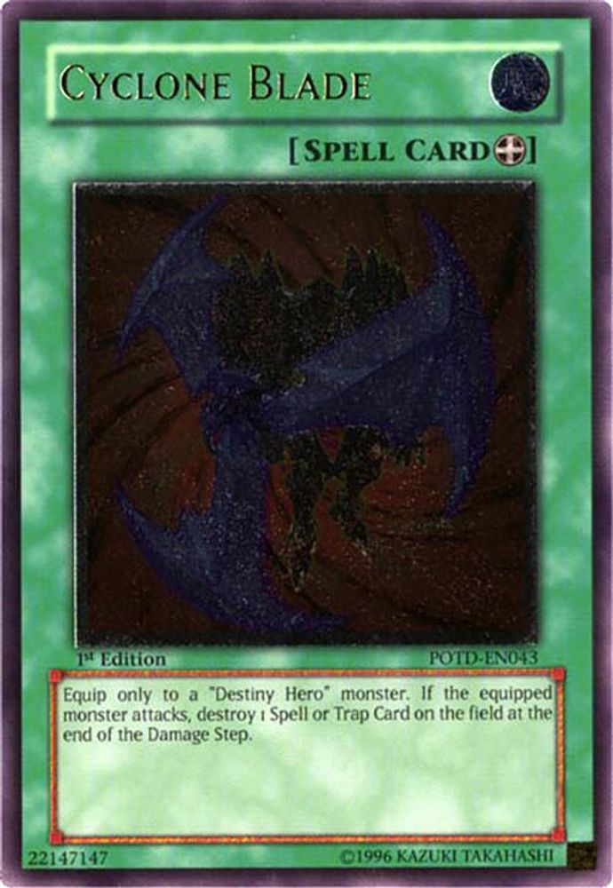 Cyclone Blade (UTR) (POTD-EN043) - Ultimate Rare