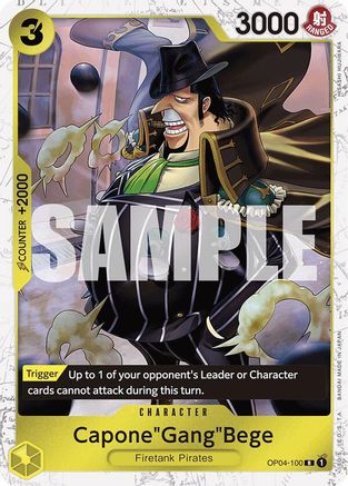 Capone"Gang"Bege (OP04-100) (Jolly Roger Foil) (OP04-100) - Rare