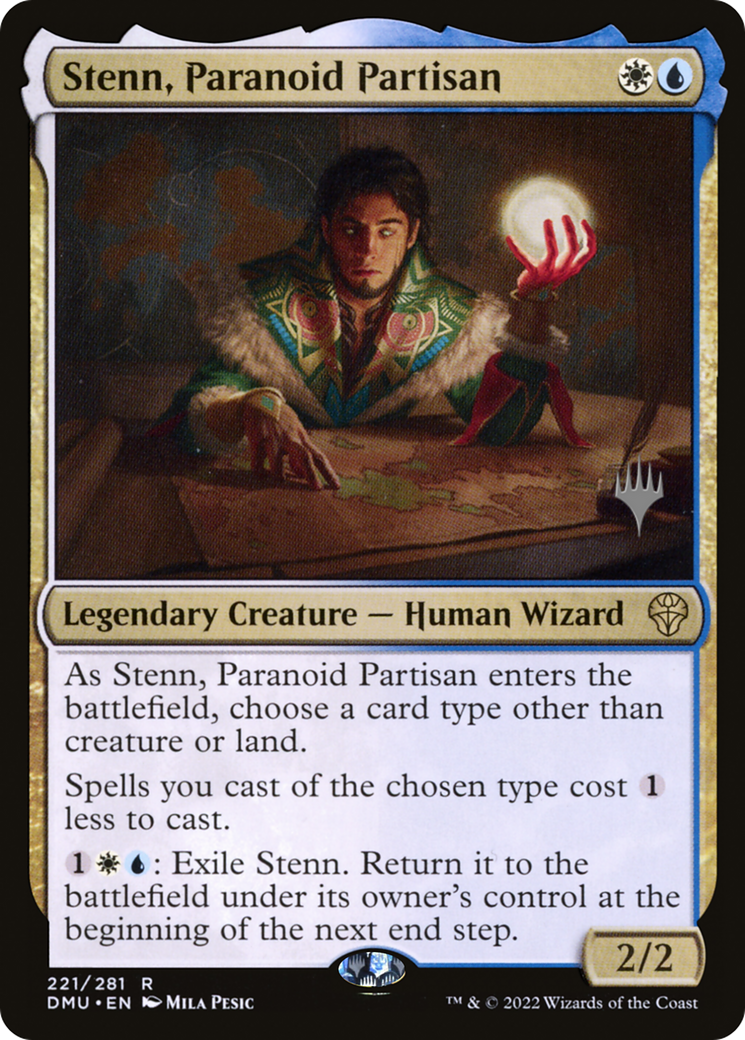 Stenn, partisan paranoïaque (Pack promotionnel) [Dominaria United Promos] 