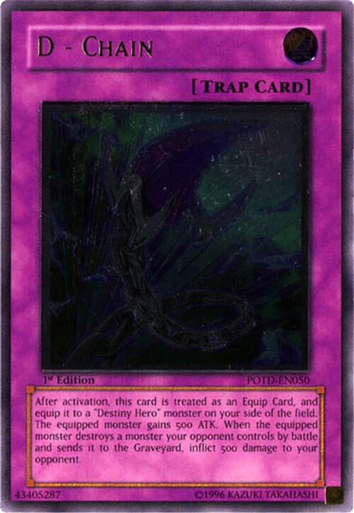 D - Chain (UTR) (POTD-EN050) - Ultimate Rare