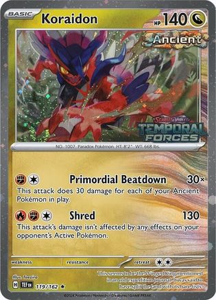 Koraidon (European Promo) 119/162  - Promo