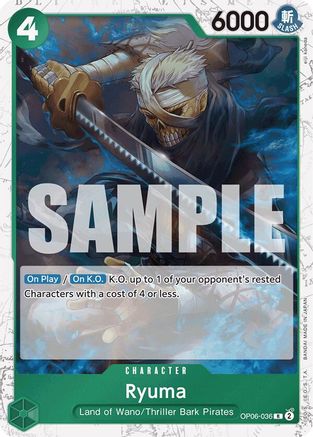 Ryuma (Jolly Roger Foil) (OP06-036) - Rare