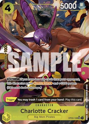 Charlotte Cracker (Alternate Art) (OP03-108) - Super Rare