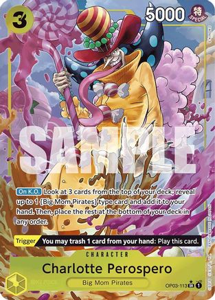 Charlotte Perospero (Alternate Art) (OP03-113) - Super Rare