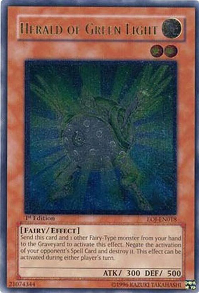 Herald of Green Light (UTR) (EOJ-EN018) - Ultimate Rare
