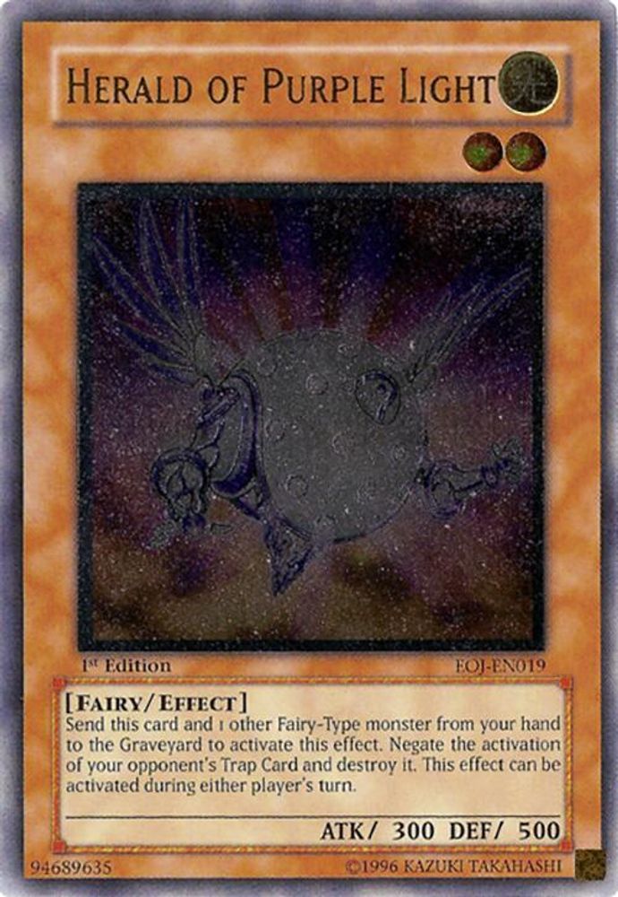 Herald of Purple Light (UTR) (EOJ-EN019) - Ultimate Rare